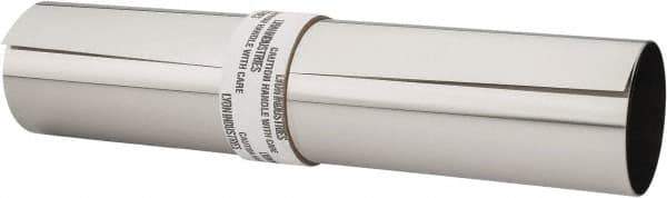 Made in USA - 50 Inch Long x 12 Inch Wide x 0.004 Inch Thick, Roll Shim Stock - Stainless Steel - Exact Tool & Supply