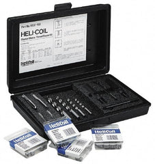 Heli-Coil - 48 Inserts, M5x0.80 - M10x1.50 Internal Thread, M10x1.50, M5x0.80, M6x1.00, M8x1.25 Metric Coarse, Thread Repair Kit - Includes Drill, Installation Tool and Tap - Exact Tool & Supply