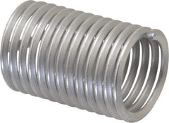Heli-Coil - 3/4-10 UNC, 1-1/2" OAL, Free Running Helical Insert - 13 Free Coils, Tanged, 304 Stainless Steel, Bright Finish, 2D Insert Length - Exact Tool & Supply