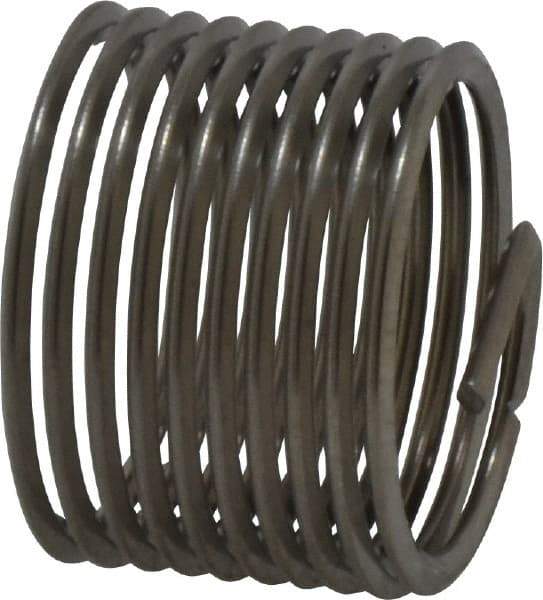 Heli-Coil - 3/4-16 UNF, 3/4" OAL, Free Running Helical Insert - 9-3/4 Free Coils, Tanged, 304 Stainless Steel, Bright Finish, 1D Insert Length - Exact Tool & Supply
