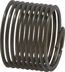 Heli-Coil - 3/4-16 UNF, 3/4" OAL, Free Running Helical Insert - 9-3/4 Free Coils, Tanged, 304 Stainless Steel, Bright Finish, 1D Insert Length - Exact Tool & Supply