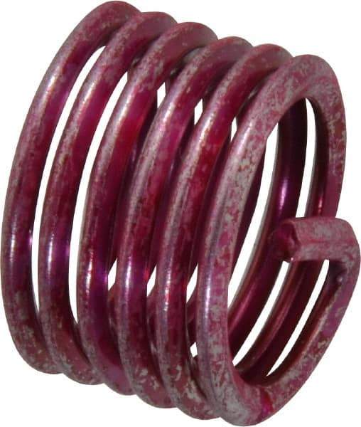 Heli-Coil - Single Insert, 3/4-10 UNC, 1D, Stainless Steel Screw Locking Insert - 5-7/8 Free Coils, 3/4 Inch Overall Length, 0.881 to 0.906 Inch Outside Diameter, with Tang, Bright Finish, 304 Material Grade - Exact Tool & Supply