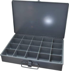 Durham - 20 Compartment Small Steel Storage Drawer - 13-3/8 Inches Wide x 9-1/4 Inches Deep - Exact Tool & Supply