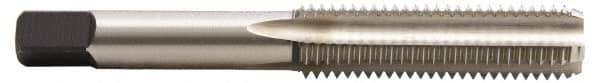 Heli-Coil - 1-14 UNS, H4, 4 Flute, Bottoming Chamfer, Bright Finish, High Speed Steel Hand STI Tap - 5-7/16" OAL, 2-9/16" Thread Length, 7/8" Square Length, 0.672" Square Size, 3B Class of Fit - Exact Tool & Supply