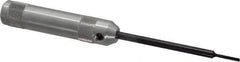 Heli-Coil - #3-48, Free-Running & Locking Insert Compatible, Mandrel Thread Insert Hand Installation Tool - Type I Threaded Mandrel, UNC Thread, 6" OAL, 5/8" Spinner Diam, #3-48 Insert Internal Thread - Exact Tool & Supply