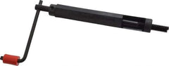 Heli-Coil - 3/8-16, Free-Running & Locking Insert Compatible, Prewinder Thread Insert Hand Installation Tool - Type II Prewinder, UNC Thread, 45/64" Body Diam, 5" Prewinder Length, 3-23/32" Spinner Diam, 3/8-16 Insert Internal Thread - Exact Tool & Supply