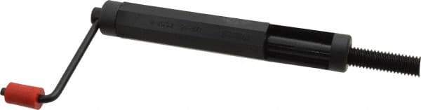 Heli-Coil - 1/2-13, Free-Running & Locking Insert Compatible, Prewinder Thread Insert Hand Installation Tool - Type II Prewinder, UNC Thread, 7/8" Body Diam, 1/2" Prewinder Length, 3-23/32" Spinner Diam, 1/2-13 Insert Internal Thread - Exact Tool & Supply