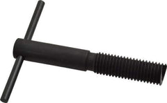 Heli-Coil - 3/4-10, Free-Running & Locking Insert Compatible, Mandrel Thread Insert Hand Installation Tool - Type III Threaded Mandrel, UNC Thread, 4-7/8" OAL, 4" Spinner Diam, 3/4-10 Insert Internal Thread - Exact Tool & Supply