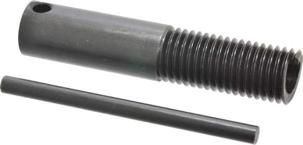 Heli-Coil - 1-8, Free-Running & Locking Insert Compatible, Mandrel Thread Insert Hand Installation Tool - Type III Threaded Mandrel, UNC Thread, 4-7/8" OAL, 4-1/2" Spinner Diam, 1-8 Insert Internal Thread - Exact Tool & Supply
