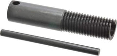 Heli-Coil - 1-8, Free-Running & Locking Insert Compatible, Mandrel Thread Insert Hand Installation Tool - Type III Threaded Mandrel, UNC Thread, 4-7/8" OAL, 4-1/2" Spinner Diam, 1-8 Insert Internal Thread - Exact Tool & Supply