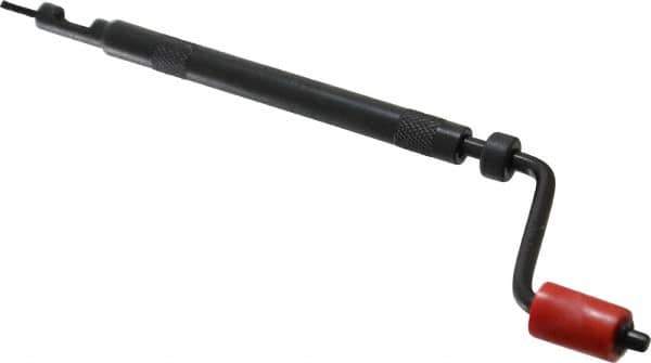 Heli-Coil - #4-48, Free-Running & Locking Insert Compatible, Prewinder Thread Insert Hand Installation Tool - Type II Prewinder, UNF Thread, 3/8" Body Diam, 4-5/8" Prewinder Length, 2-9/32" Spinner Diam, #4-48 Insert Internal Thread - Exact Tool & Supply