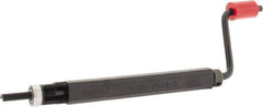 Heli-Coil - #10-32, Free-Running & Locking Insert Compatible, Prewinder Thread Insert Hand Installation Tool - Type II Prewinder, UNF Thread, 15/32" Body Diam, 4-5/8" Prewinder Length, 2-9/32" Spinner Diam, #10-32 Insert Internal Thread - Exact Tool & Supply