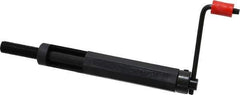 Heli-Coil - 1/2-20, Free-Running & Locking Insert Compatible, Prewinder Thread Insert Hand Installation Tool - Type II Prewinder, UNF Thread, 7/8" Body Diam, 5-1/2" Prewinder Length, 3-23/32" Spinner Diam, 1/2-20 Insert Internal Thread - Exact Tool & Supply