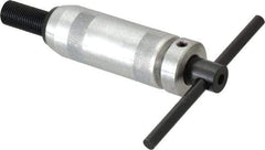 Heli-Coil - 9/16-18, Free-Running & Locking Insert Compatible, Prewinder Thread Insert Hand Installation Tool - Type IV Non-Captive Prewinder, UNF Thread, 2-7/8" Prewinder Length, 1-1/8" Spinner Diam, 9/16-18 Insert Internal Thread - Exact Tool & Supply