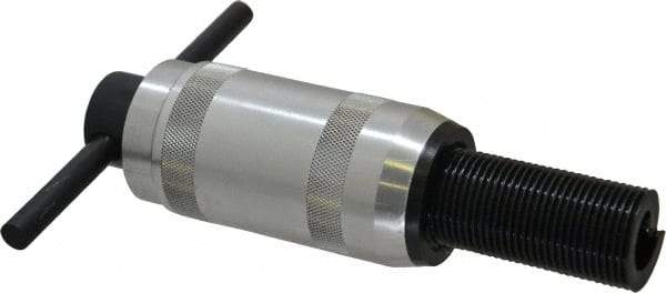 Heli-Coil - 1-14, Free-Running & Locking Insert Compatible, Prewinder Thread Insert Hand Installation Tool - Type IV Non-Captive Prewinder, UNS Thread, 2-7/8" Prewinder Length, 1-5/8" Spinner Diam, 1-14 Insert Internal Thread - Exact Tool & Supply