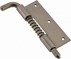 Made in USA - 1" Wide x 1/16" Thick, Hinge - Stainless Steel, Polished Finish - Exact Tool & Supply