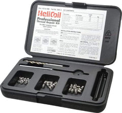 Heli-Coil - 36 Inserts, #10-24 UNC, Thread Repair Kit - 0.285" Insert Length - Exact Tool & Supply