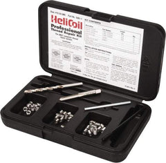 Heli-Coil - 36 Inserts, #12-24 UNC, Thread Repair Kit - 0.324" Insert Length - Exact Tool & Supply