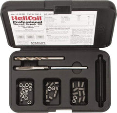 Heli-Coil - 36 Inserts, 1/4-20 UNC, Thread Repair Kit - 0.375" Insert Length - Exact Tool & Supply