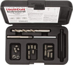 Heli-Coil - 18 Inserts, 3/8-16 UNC, Thread Repair Kit - 0.562" Insert Length - Exact Tool & Supply