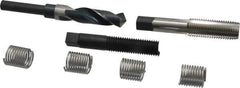 Heli-Coil - 4 Inserts, 3/4-10 UNC, Thread Repair Kit - 1.125" Insert Length - Exact Tool & Supply