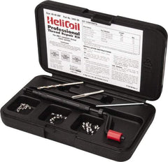 Heli-Coil - 36 Inserts, #6-40 UNF, Thread Repair Kit - 0.207" Insert Length - Exact Tool & Supply