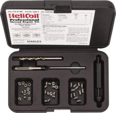 Heli-Coil - 36 Inserts, #10-32 UNF, Thread Repair Kit - 0.285" Insert Length - Exact Tool & Supply