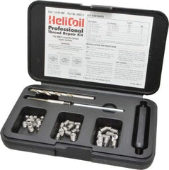 Heli-Coil - 36 Inserts, 1/4-28 UNF, Thread Repair Kit - 0.375" Insert Length - Exact Tool & Supply