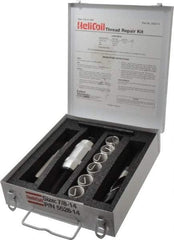Heli-Coil - 6 Inserts, 7/8-14 UNF, Thread Repair Kit - 1.312" Insert Length - Exact Tool & Supply