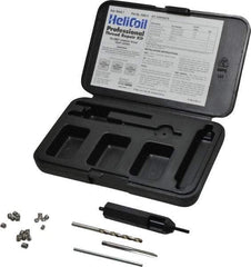 Heli-Coil - 18 Inserts, M4x0.70 Metric Coarse, Thread Repair Kit - 6mm Insert Length - Exact Tool & Supply
