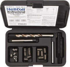 Heli-Coil - 18 Inserts, M10x1.50 Metric Coarse, Thread Repair Kit - 15mm Insert Length - Exact Tool & Supply