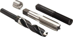 Heli-Coil - 6 Inserts, M18x2.50 Metric Coarse, Thread Repair Kit - 27mm Insert Length - Exact Tool & Supply