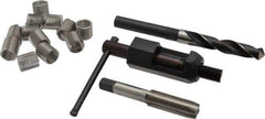 Heli-Coil - 6 Inserts, M14x1.50 Metric Fine, Thread Repair Kit - 21mm Insert Length - Exact Tool & Supply
