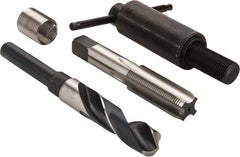 Heli-Coil - 6 Inserts, M18x1.50 Metric Fine, Thread Repair Kit - 27mm Insert Length - Exact Tool & Supply