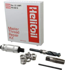 Heli-Coil - 10 Inserts, 1/2-14, Thread Repair Kit - Includes Drill, Installation Tool and Tap - Exact Tool & Supply
