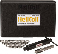Heli-Coil - 24 Inserts, M18x1.50 Metric Fine, Thread Repair Kit - Includes Drill, Installation Tool and Tap - Exact Tool & Supply