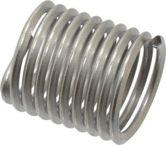 Heli-Coil - 3/4-10 UNC, 1-1/8" OAL, Free Running Helical Insert - 9-3/8 Free Coils, Tanged, Stainless Steel, Bright Finish, 1-1/2D Insert Length - Exact Tool & Supply
