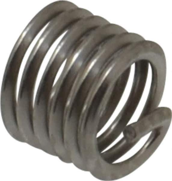 Heli-Coil - #6-40 UNF, 0.207" OAL, Free Running Helical Insert - Tanged, Stainless Steel - Exact Tool & Supply