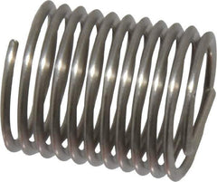 Heli-Coil - 3/8-24 UNF, 0.562" OAL, Free Running Helical Insert - 11 Free Coils, Tanged, Stainless Steel, Bright Finish, 1-1/2D Insert Length - Exact Tool & Supply