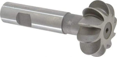 Whitney Tool Co. - 3/8" Radius, 3/4" Circle Diam, 1-7/8" Cutter Diam, Shank Connection, Convex Radius Cutter - 3/4" Shank Diam, 4" OAL, High Speed Steel, Uncoated, Profile Ground, 10 Teeth, Weldon Flat - Exact Tool & Supply
