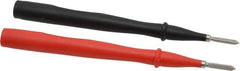 Fluke - Black/Red Electrical Test Equipment Probe - Use with Fluke 175, 177, 179 True RMS Digital Multimeters, Fluke 345 Powers Quality Clamp Meters, Fluke 373 True RMS AC Clamp Meters, Fluke 374 FC True-rms AC/DC Clamp Meters - Exact Tool & Supply
