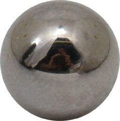 Value Collection - 11/32 Inch Diameter, Grade 25, Chrome Steel Ball - 62 to 66 C Hardness, 0.00005 Inch Diameter Deviation, 0.000025 Inch Sphericity - Exact Tool & Supply