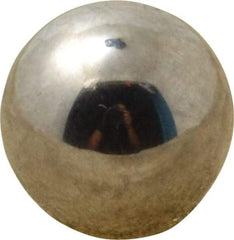 Value Collection - 13/32 Inch Diameter, Grade 25, Chrome Steel Ball - 62 to 66 C Hardness, 0.00005 Inch Diameter Deviation, 0.000025 Inch Sphericity - Exact Tool & Supply