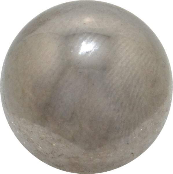 Value Collection - 5/8 Inch Diameter, Grade 25, Chrome Steel Ball - 62 to 66 C Hardness, 0.00005 Inch Diameter Deviation, 0.000025 Inch Sphericity - Exact Tool & Supply
