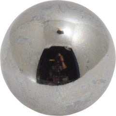 Value Collection - 3/4 Inch Diameter, Grade 25, Chrome Steel Ball - 62 to 66 C Hardness, 0.00005 Inch Diameter Deviation, 0.000025 Inch Sphericity - Exact Tool & Supply