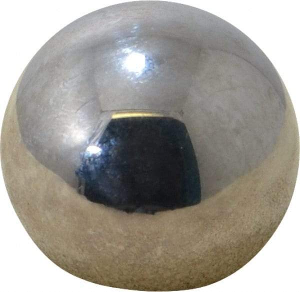 Value Collection - 1-1/8 Inch Diameter, Grade 25, Chrome Steel Ball - 62 to 66 C Hardness, 0.00005 Inch Diameter Deviation, 0.000025 Inch Sphericity - Exact Tool & Supply