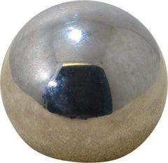 Value Collection - 1-1/8 Inch Diameter, Grade 25, Chrome Steel Ball - 62 to 66 C Hardness, 0.00005 Inch Diameter Deviation, 0.000025 Inch Sphericity - Exact Tool & Supply