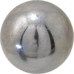 Value Collection - 1-1/4 Inch Diameter, Grade 25, Chrome Steel Ball - 62 to 66 C Hardness, 0.00005 Inch Diameter Deviation, 0.000025 Inch Sphericity - Exact Tool & Supply
