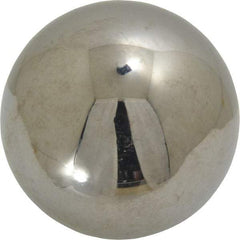 Value Collection - 2 Inch Diameter, Grade 50, Chrome Steel Ball - 62 to 66 C Hardness, 0.00005 Inch Diameter Deviation, 0.000025 Inch Sphericity - Exact Tool & Supply