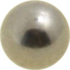Value Collection - 3 mm Diameter, Grade 25, Chrome Steel Ball - 62 to 66 C Hardness, 0.00005 Inch Diameter Deviation, 0.000025 Inch Sphericity - Exact Tool & Supply